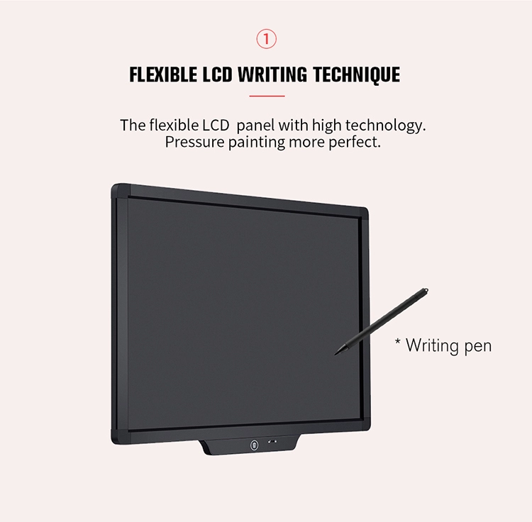 Office Note Pad 20 Inch Easy Writing And Remove Meeting Board LCD Tablet Memo Blackboard
