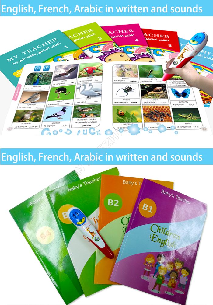 Customized Smart Reader Pen Toys for Kids Talking Pen