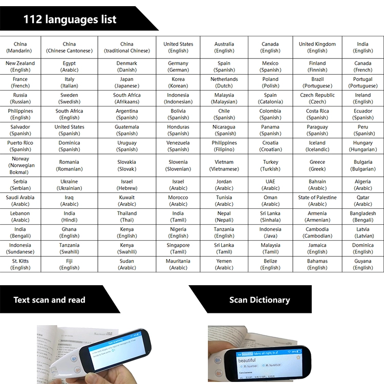 Xuezhiyou Supported Music Spanish Learning English Chinese Attach Talking Pen Book