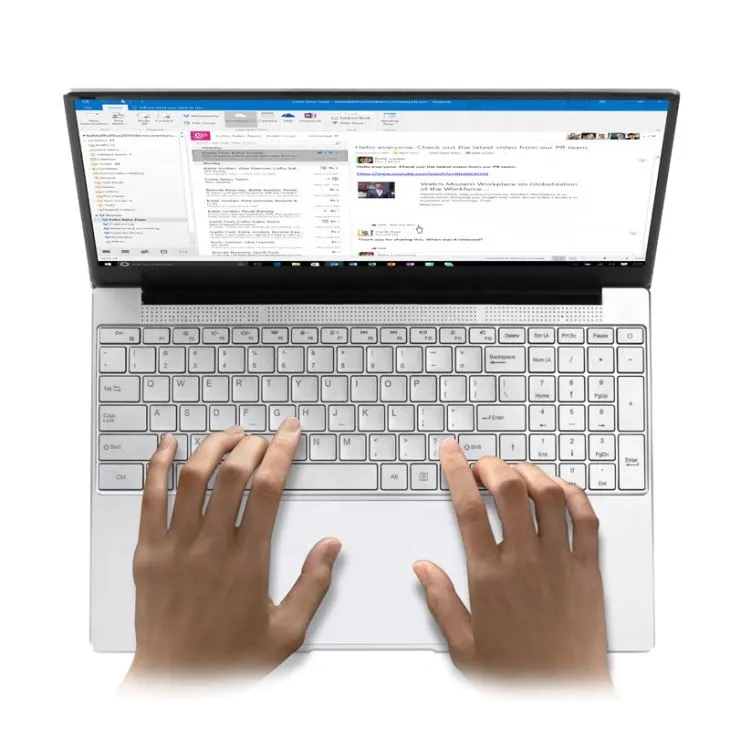 New 15.6 pada Intel Celeron J3455 8G 256G/512 IPS 1920 * 1080 laptop